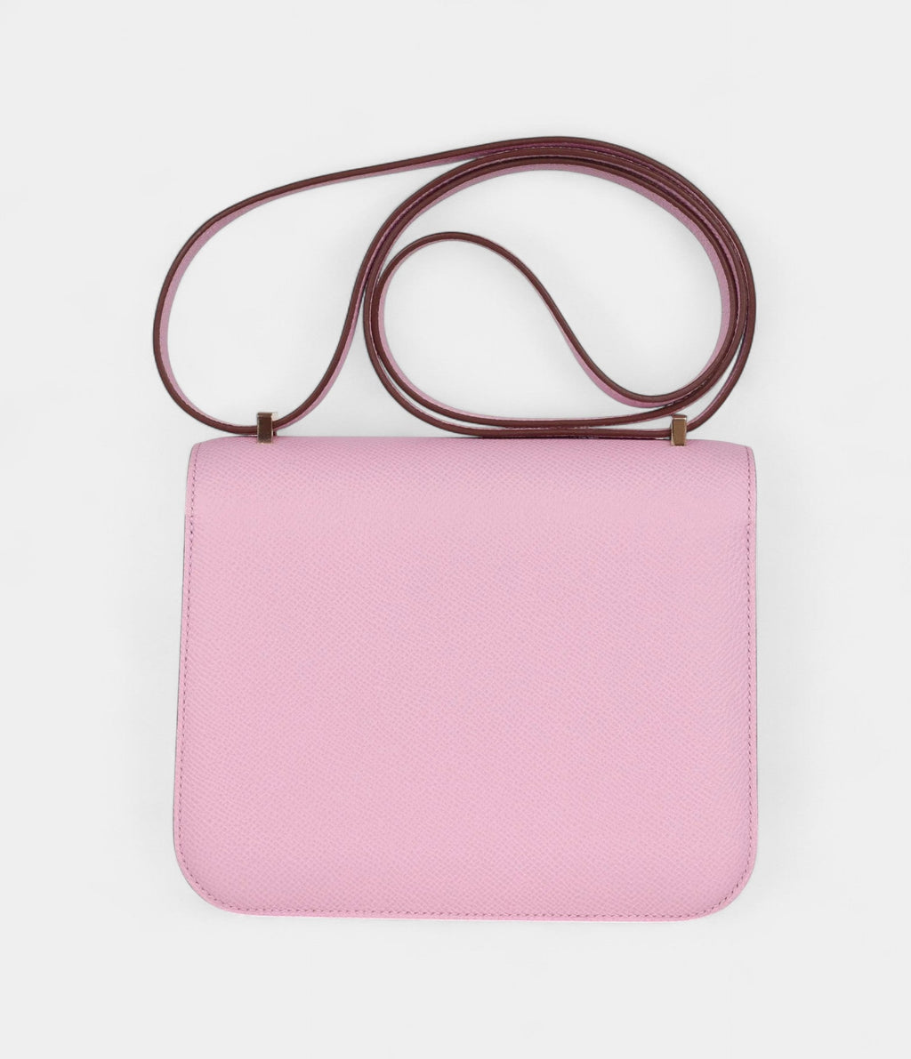 HMConstance 18 Mauve Sylvestre Epsom Rose Gold Hardware