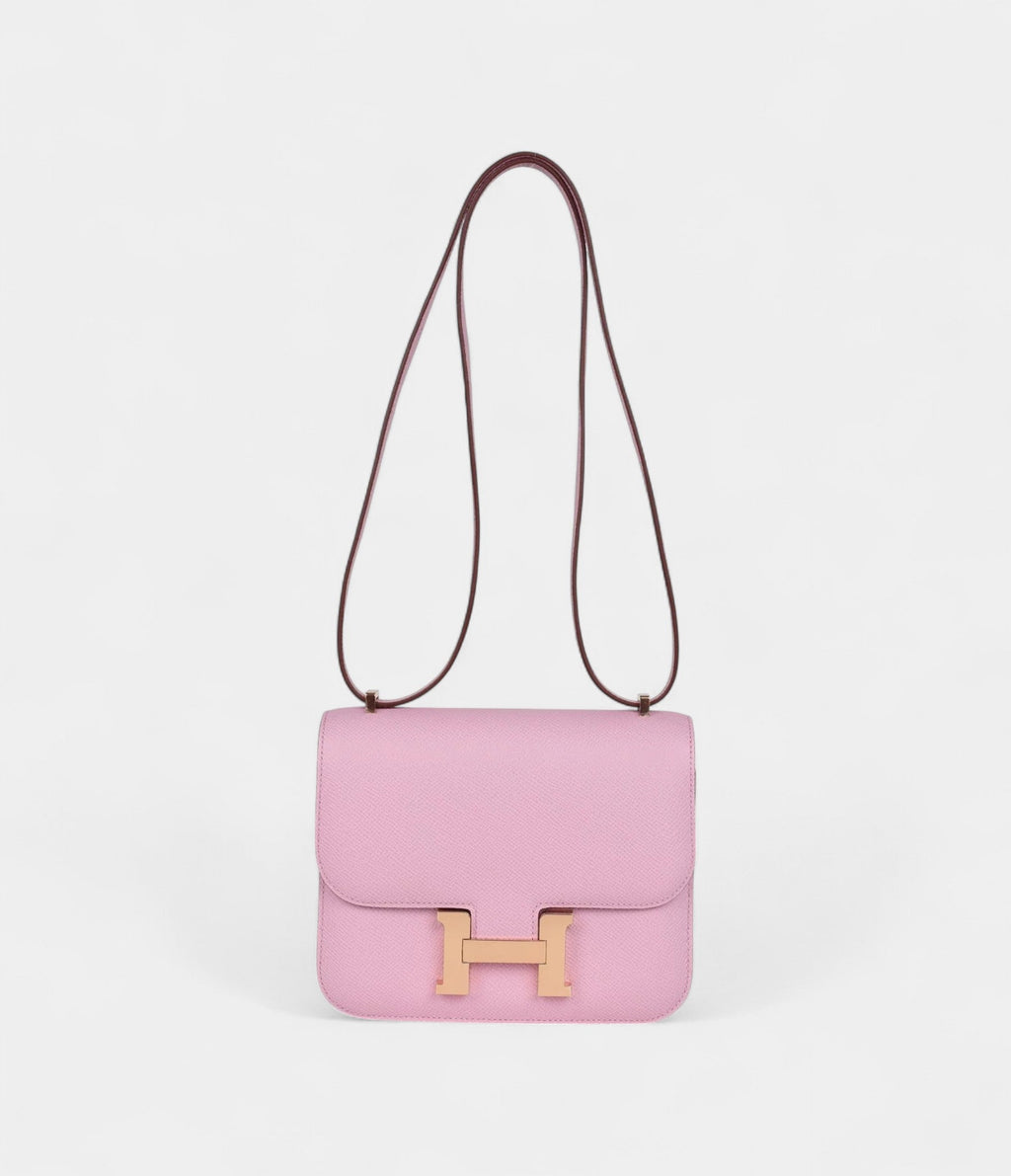 HMConstance 18 Mauve Sylvestre Epsom Rose Gold Hardware