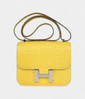 HMConstance 18 Mimosa Matte Alligator Palladium Hardware