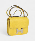 HMConstance 18 Mimosa Matte Alligator Palladium Hardware