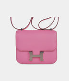 Hermes Constance 18 Mini Bag 5P Pink Epsom Palladium Hardware