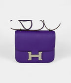 Hermes Constance 18 Mini Very Rare Crocus Purple Epsom Palladium