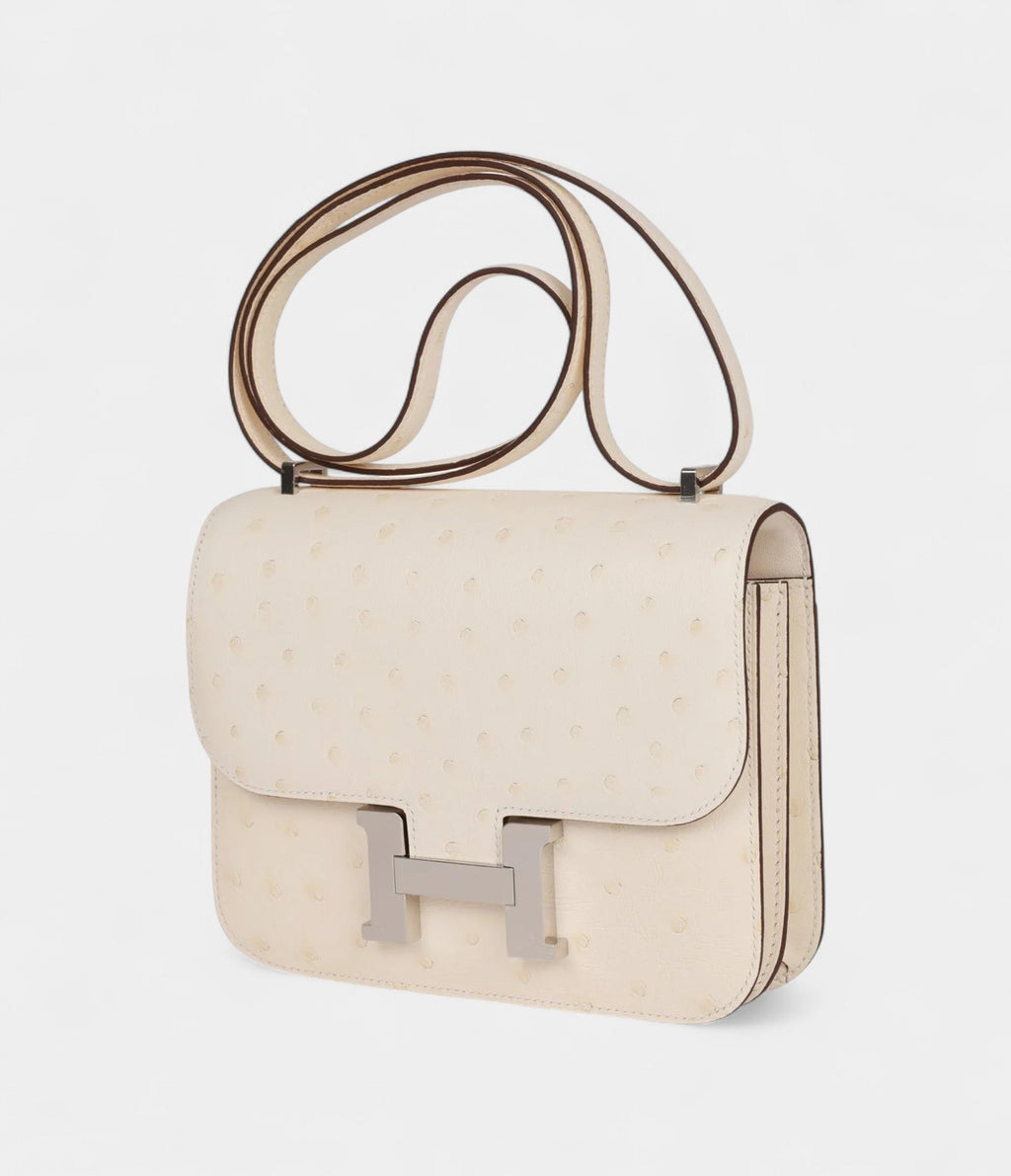 HMConstance 18 Nata Ostrich Palladium Hardware