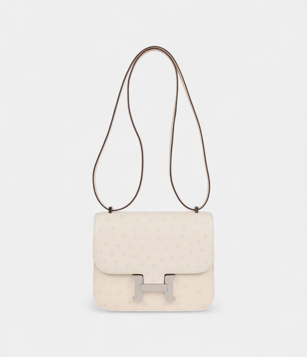 HMConstance 18 Nata Ostrich Palladium Hardware