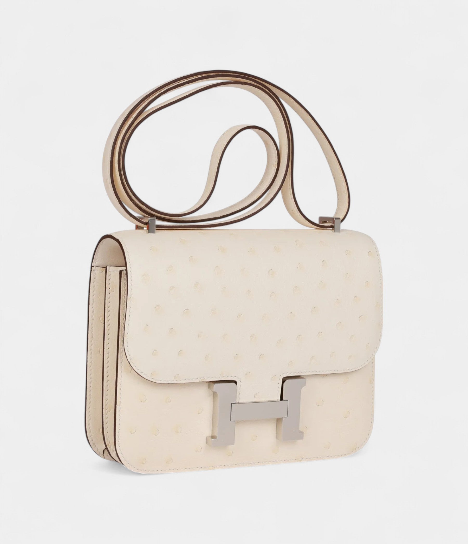 HMConstance 18 Nata Ostrich Palladium Hardware