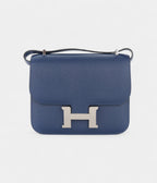 HMConstance 18 Navy Blue Epsom Palladium Hardware