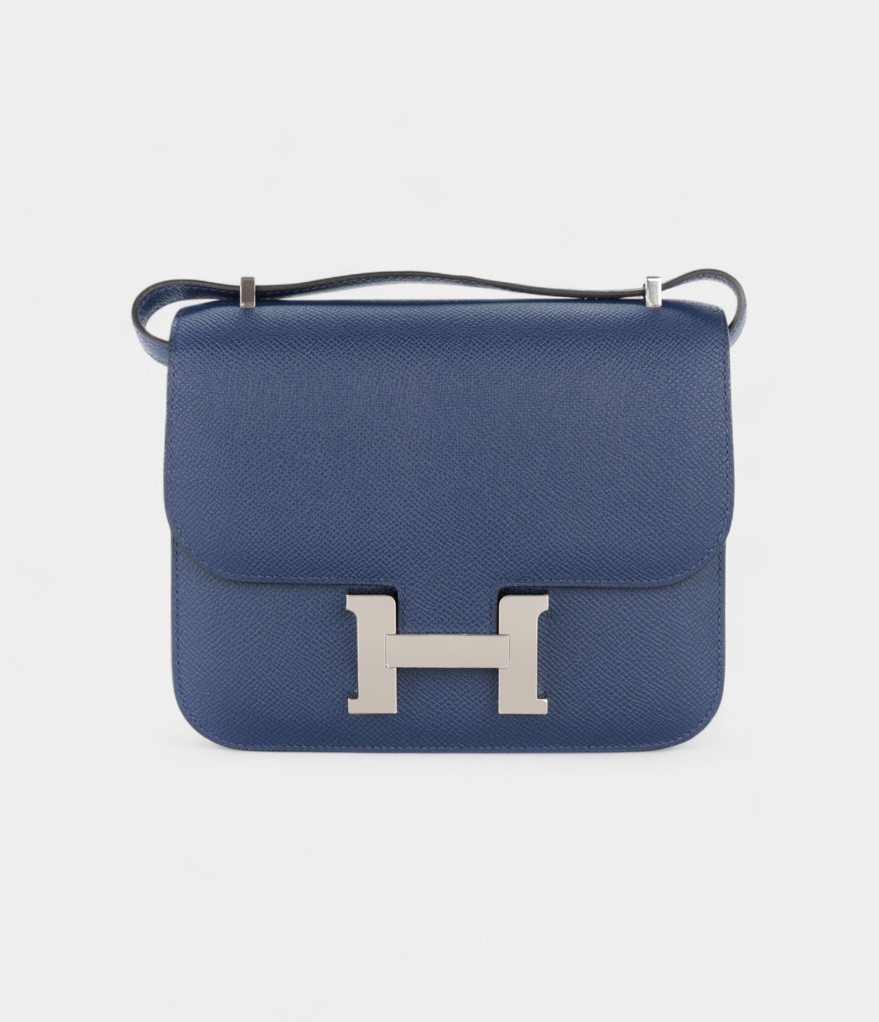 HMConstance 18 Navy Blue Epsom Palladium Hardware