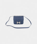 HMConstance 18 Navy Blue Epsom Palladium Hardware