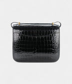 HMConstance 18 Noir / Black Alligator Gold Hardware