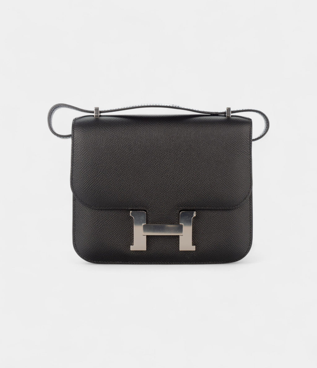 HMConstance 18 Noir / Black Epsom Palladium Hardware