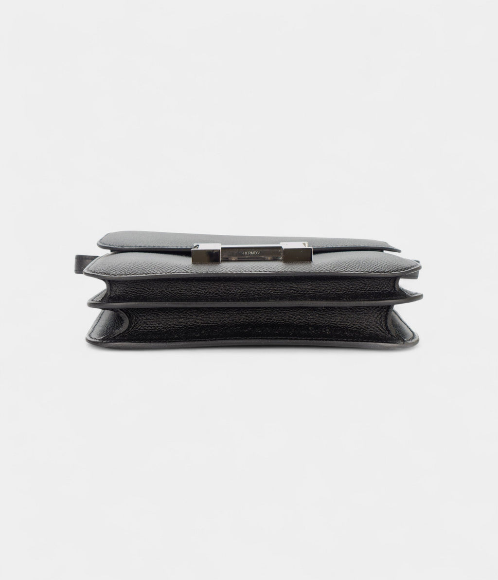 HMConstance 18 Noir / Black Epsom Palladium Hardware