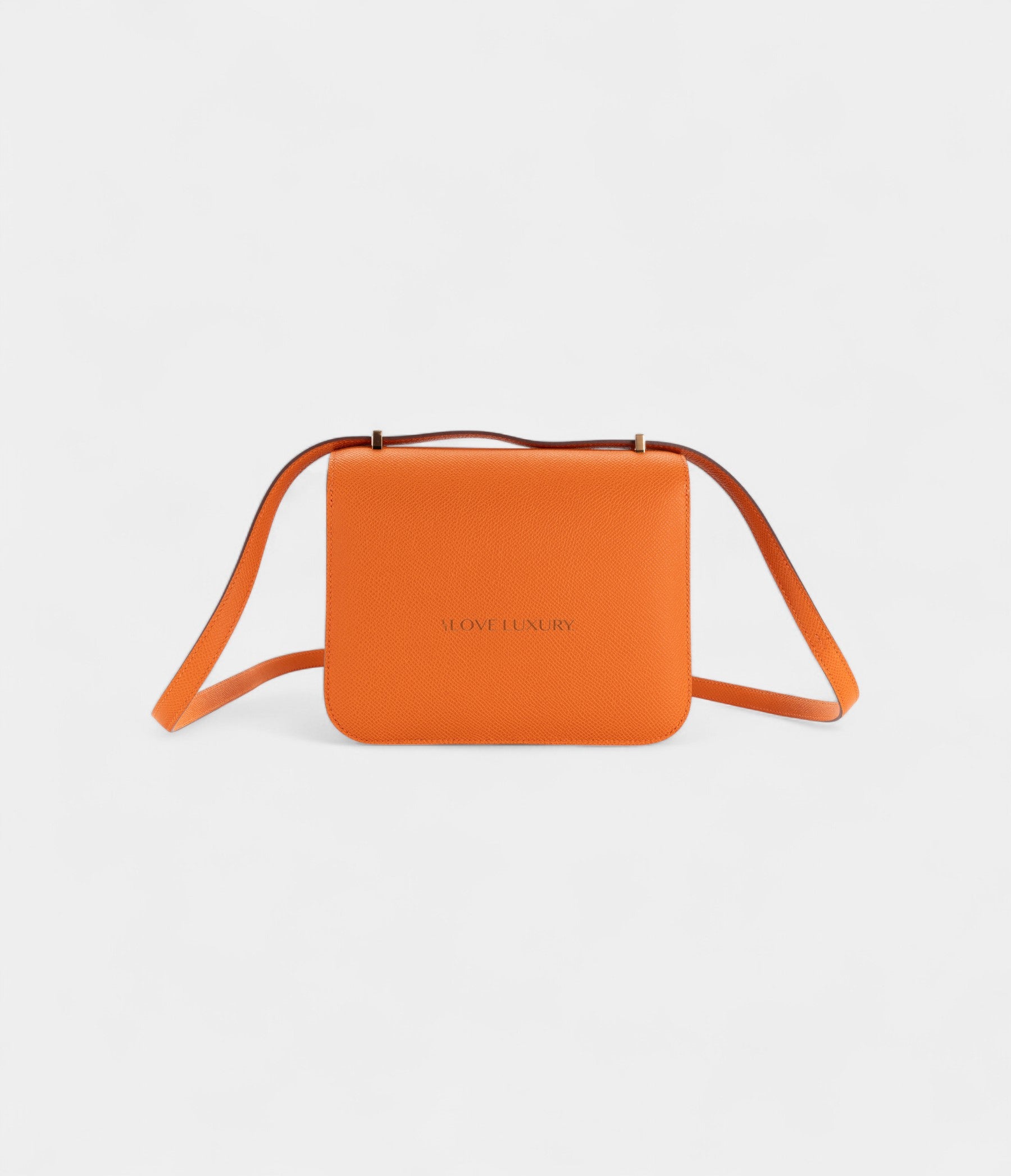 HMConstance 18 Orange Epsom Gold Hardware