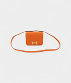 HMConstance 18 Orange Epsom Gold Hardware