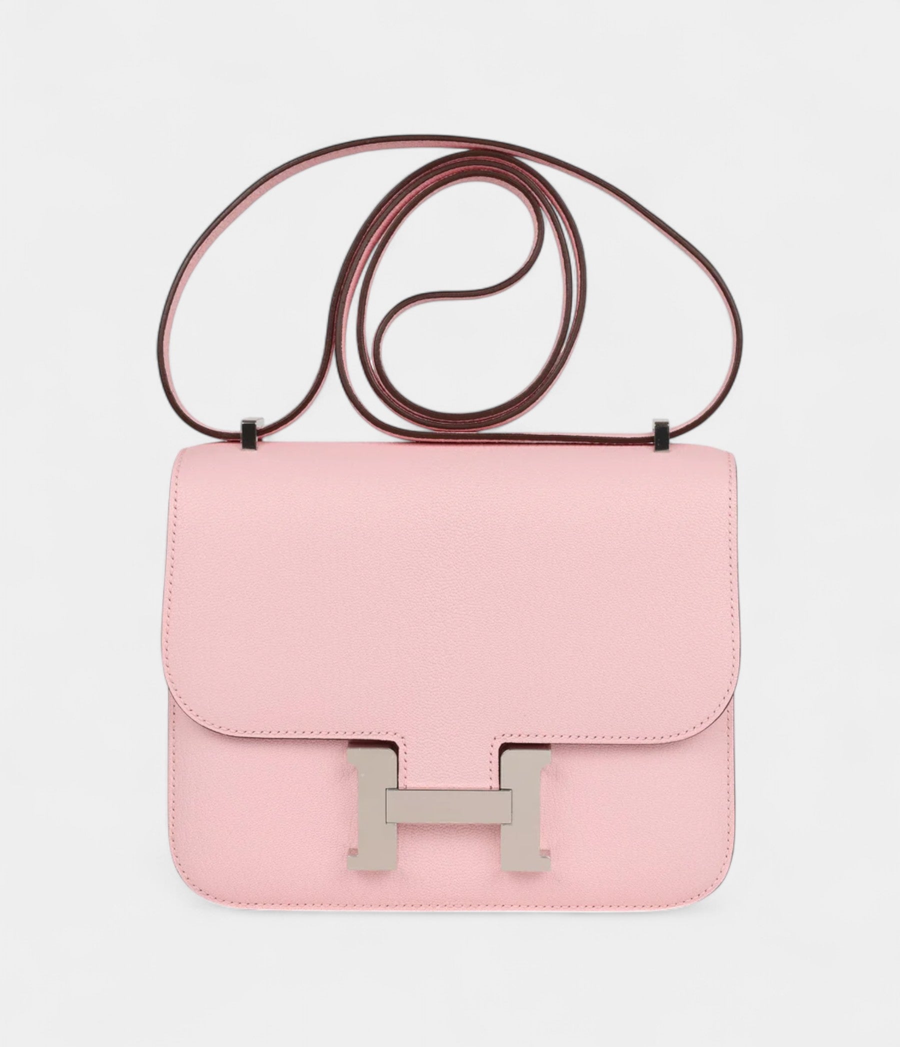 HMConstance 18 Rose Sakura Chevre Palladium Hardware