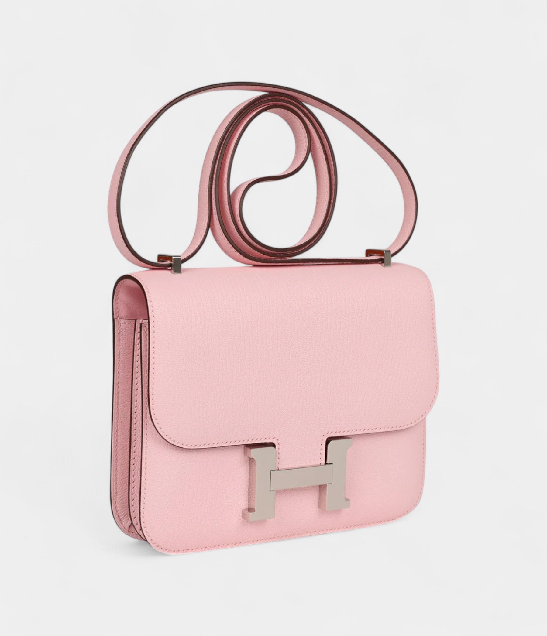 HMConstance 18 Rose Sakura Chevre Palladium Hardware