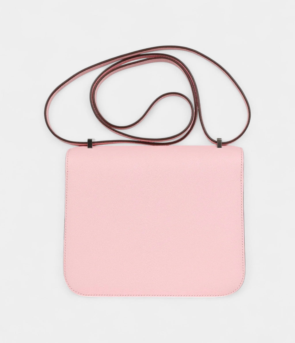 HMConstance 18 Rose Sakura Chevre Palladium Hardware