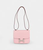 HMConstance 18 Rose Sakura Chevre Palladium Hardware