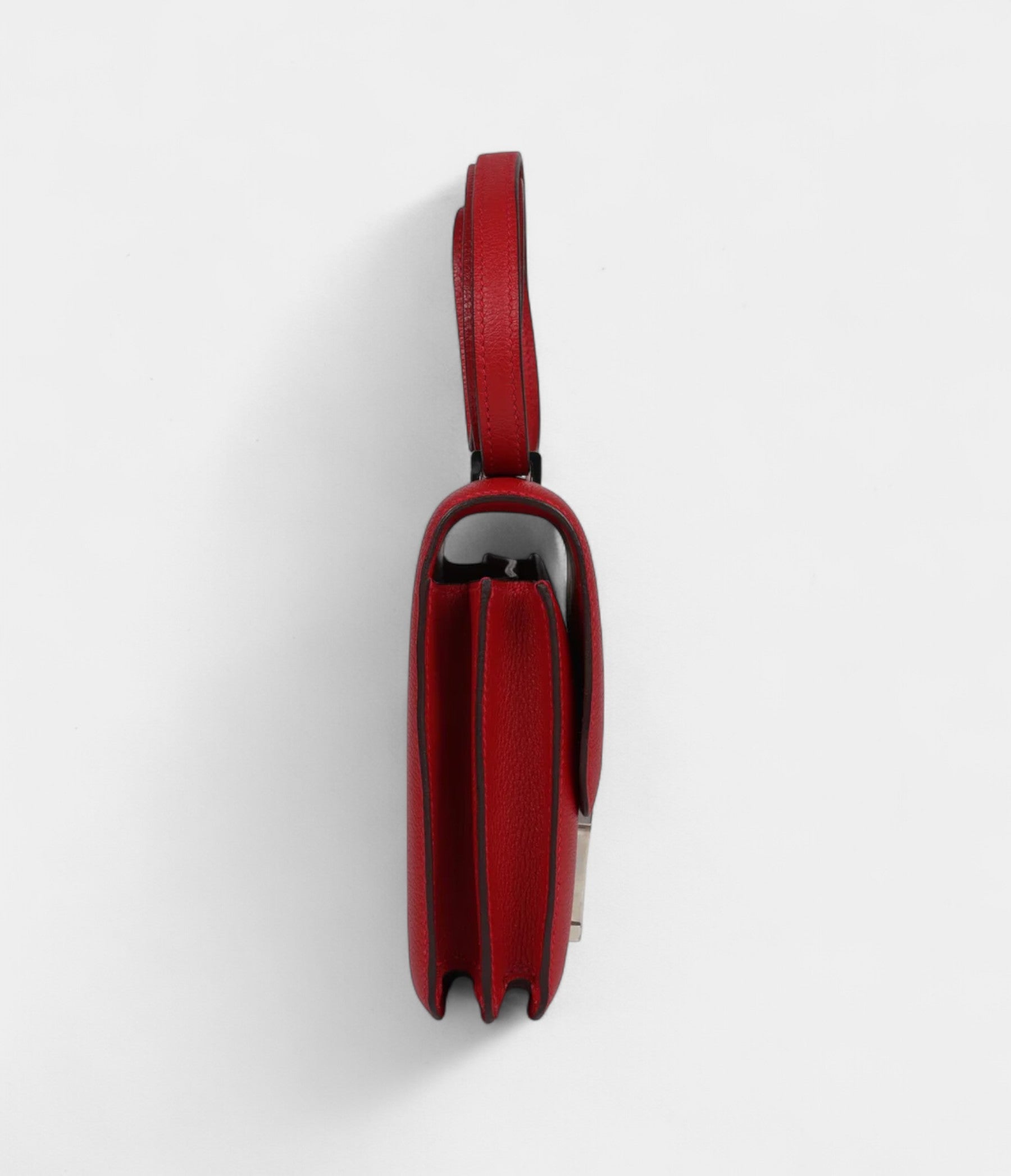 HMConstance 18 Rouge Casaque Evercolor Palladium Hardware