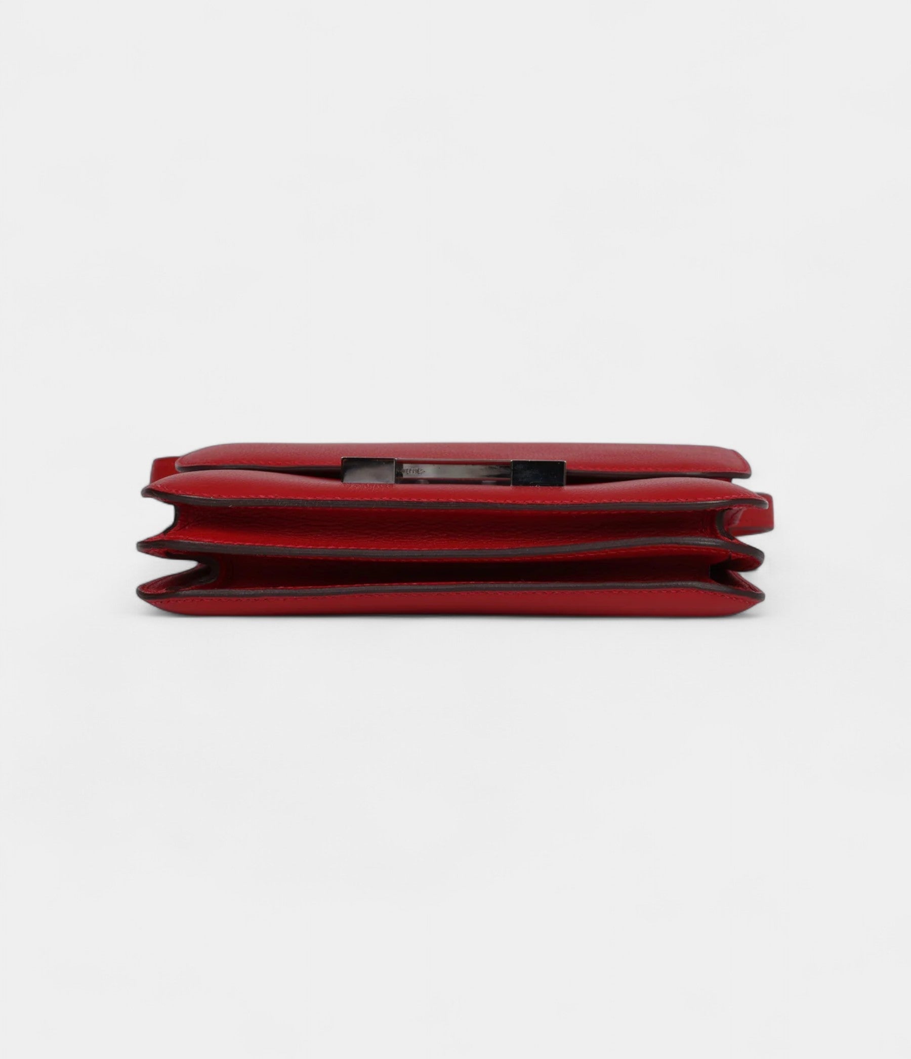 HMConstance 18 Rouge Casaque Evercolor Palladium Hardware