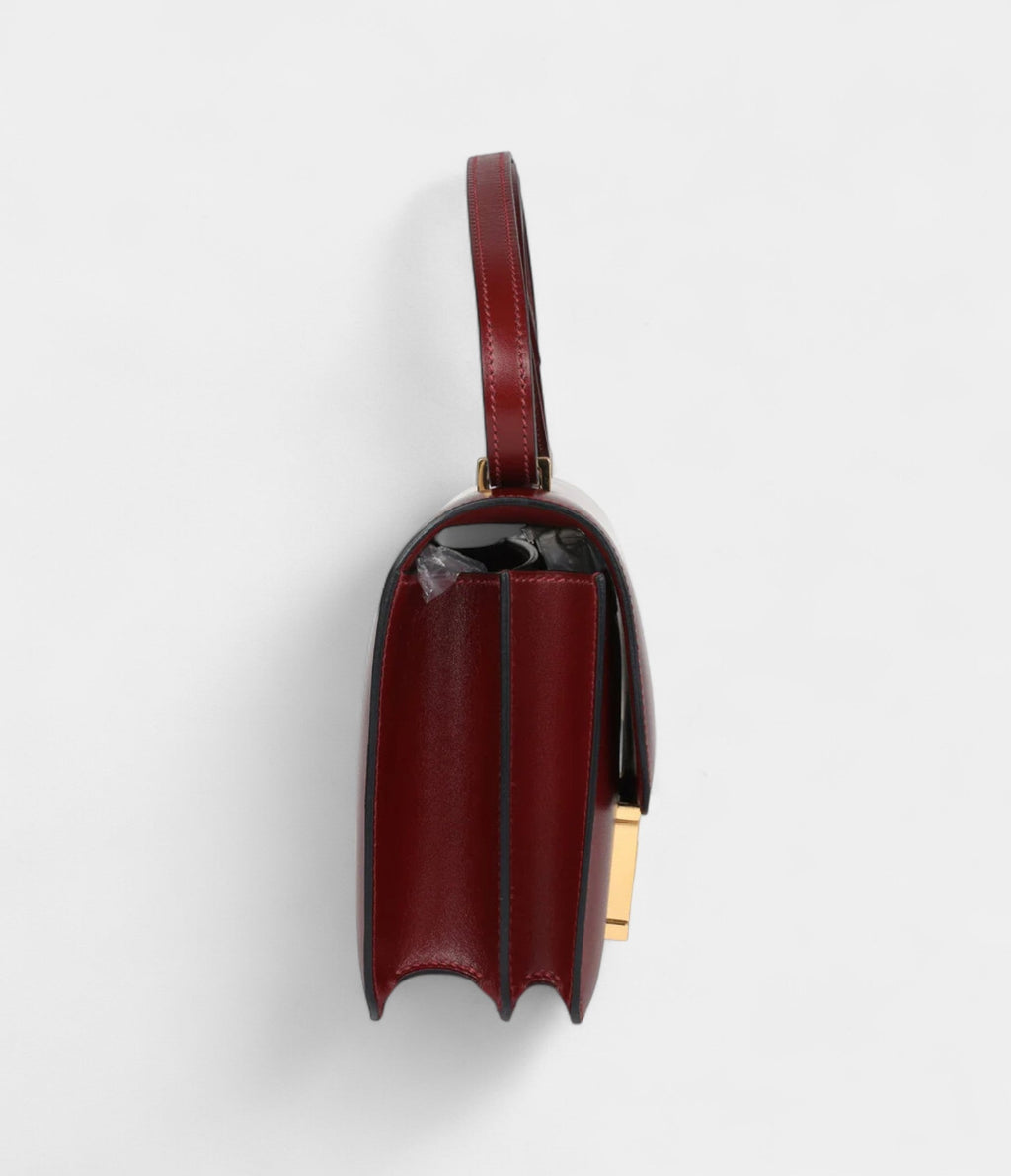 HMConstance 18 Rouge H Box Calfskin Gold Hardware
