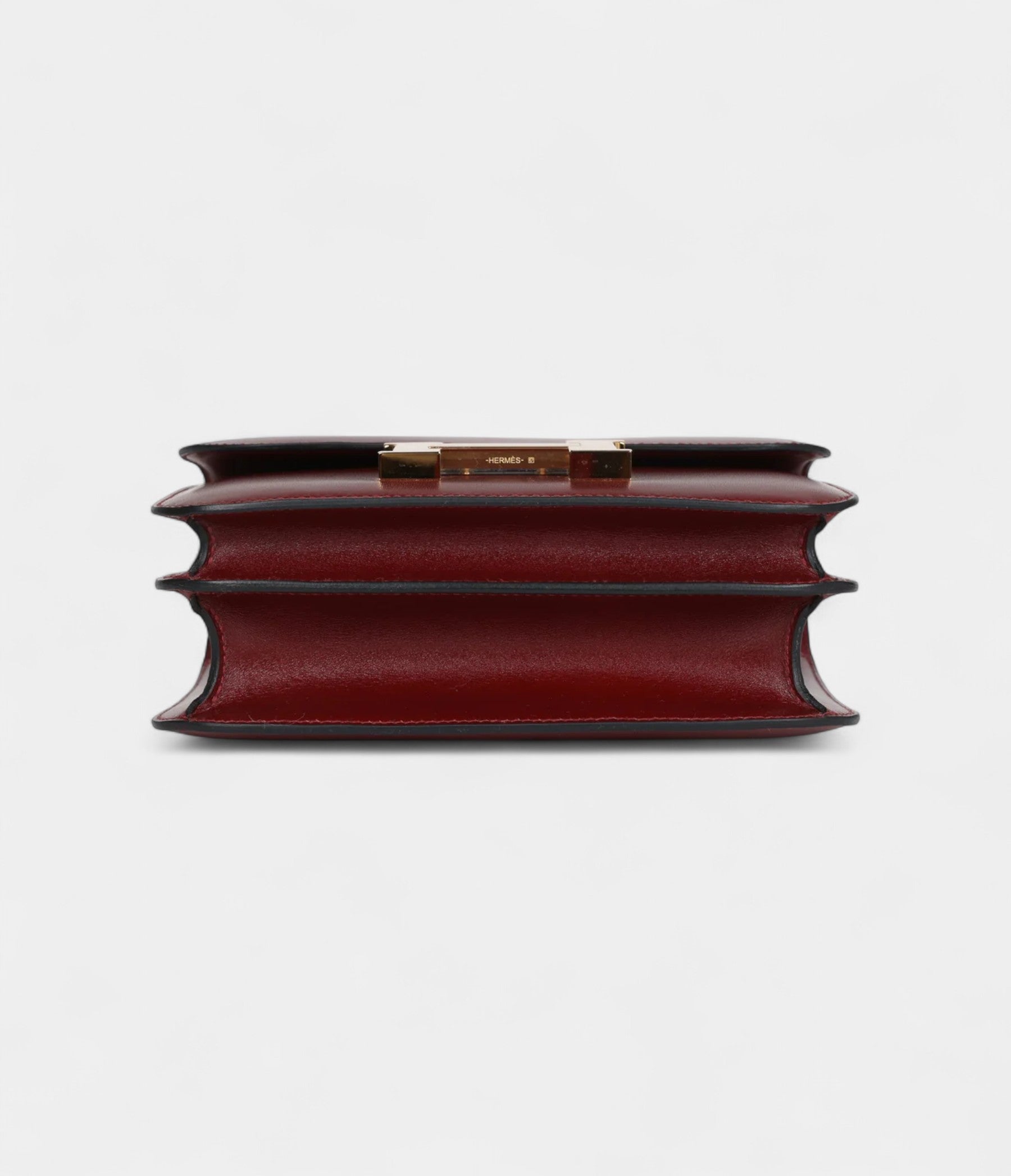 HMConstance 18 Rouge H Box Calfskin Gold Hardware
