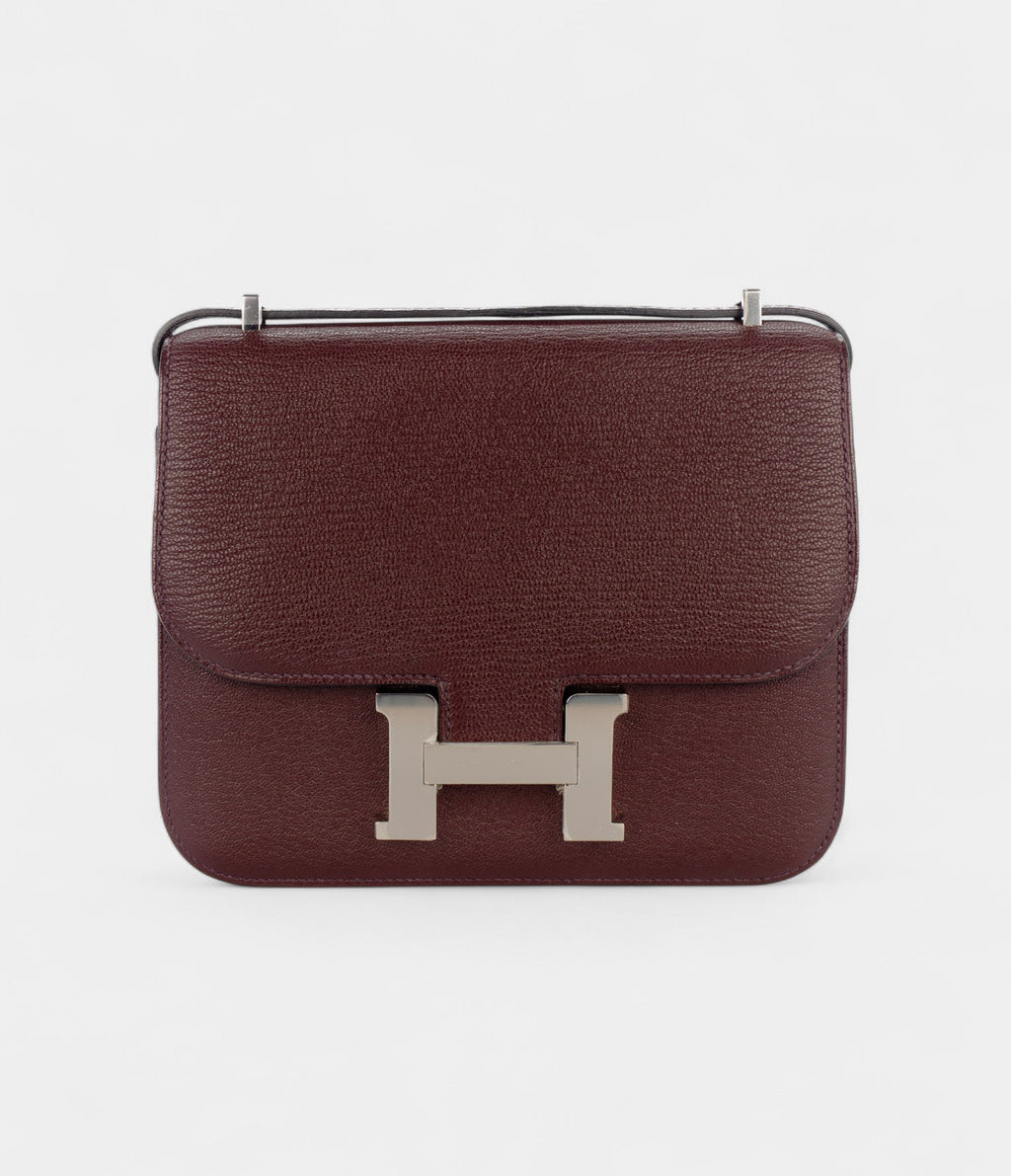 HMConstance 18 Rouge Sellier Chevre Mysore Palladium Hardware