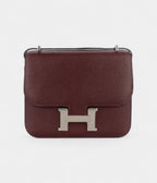 HMConstance 18 Rouge Sellier Chevre Mysore Palladium Hardware