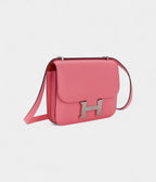 HMConstance 18 Verso Rose D’ete/Terre Battue Chevre Palladium Hardware
