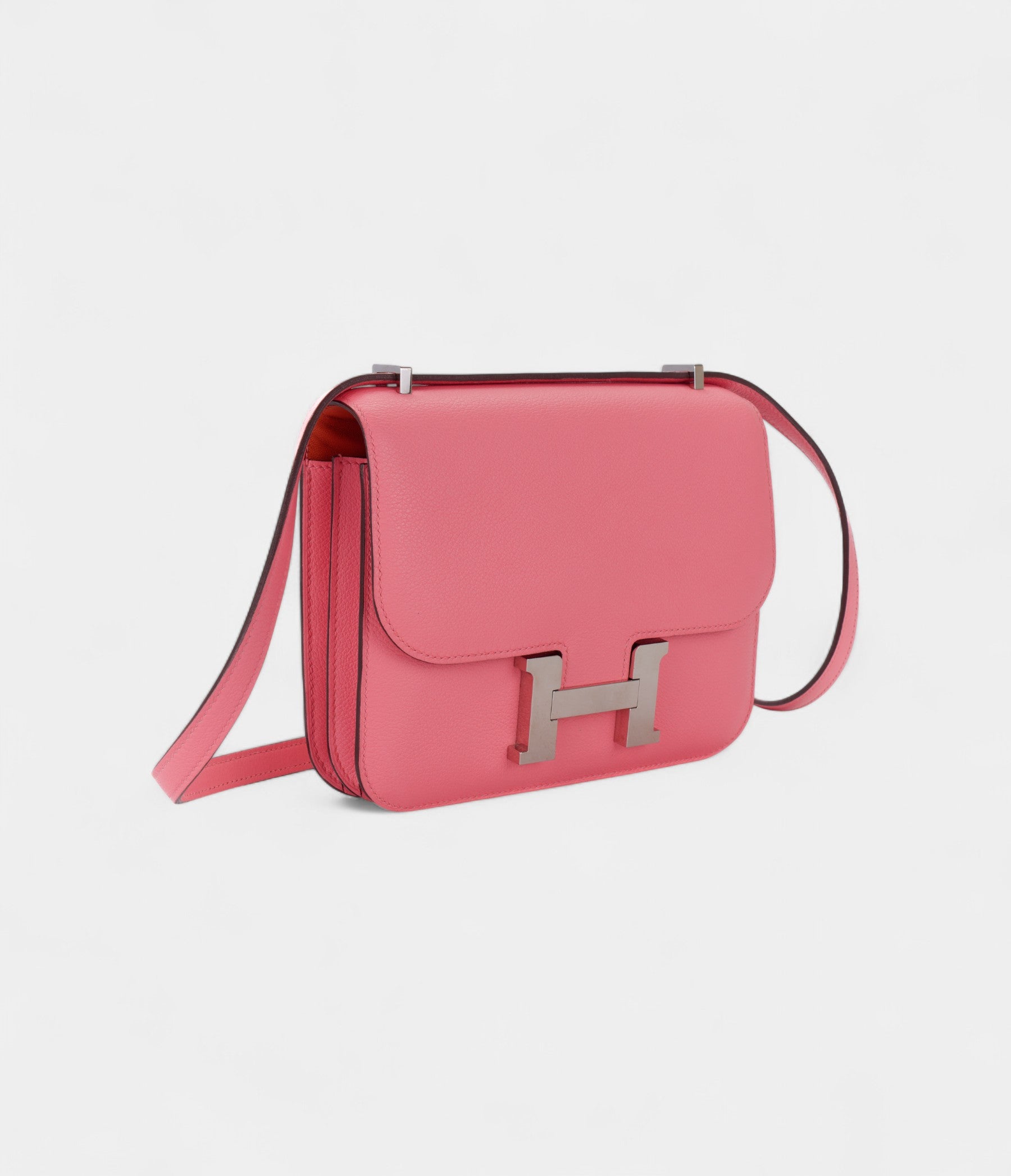 HMConstance 18 Verso Rose D’ete/Terre Battue Chevre Palladium Hardware