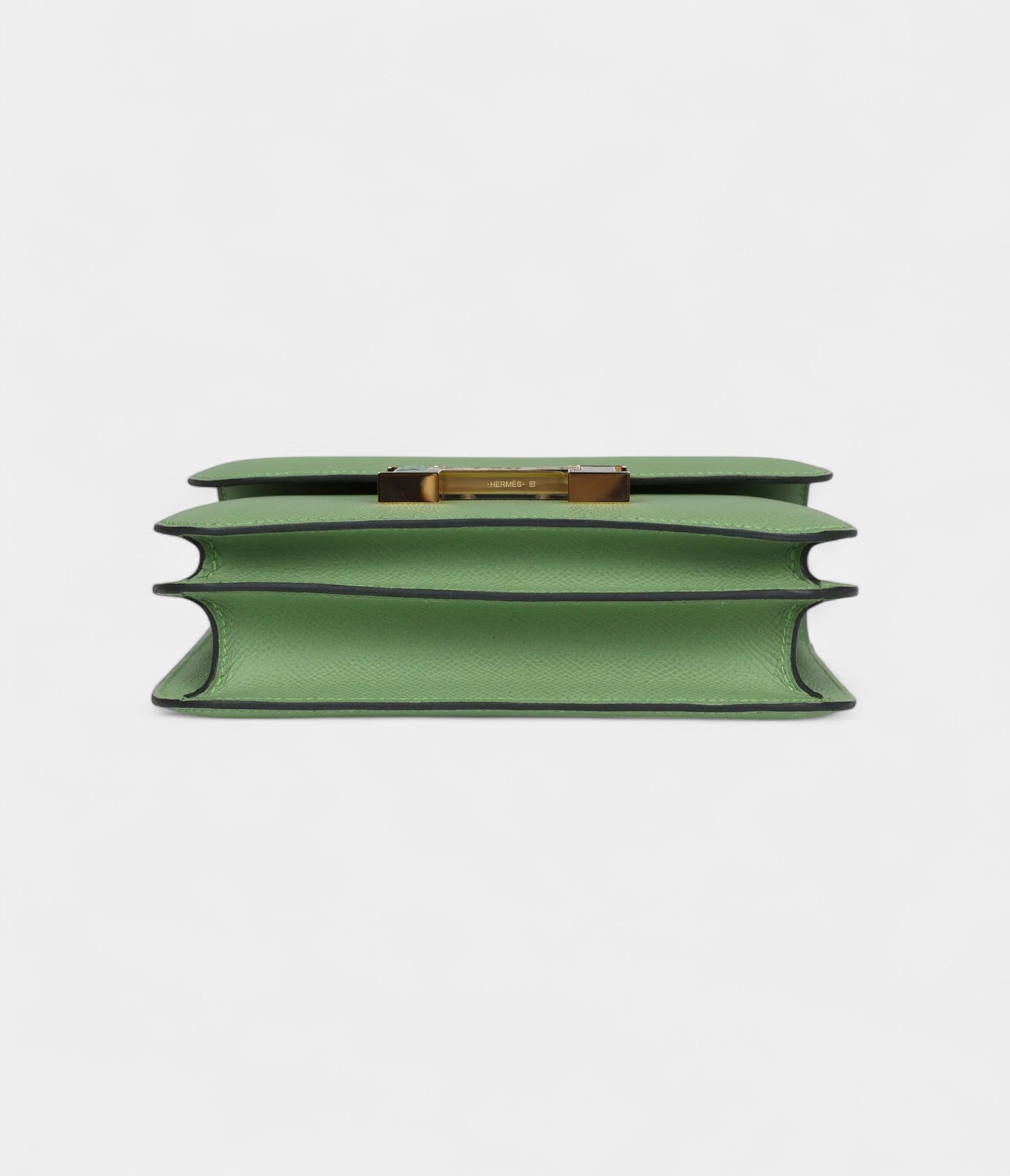 HMConstance 18 Vert Criquet Epsom Marquette Hardware