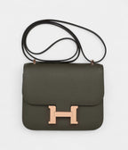 HMConstance 18 Vert de Gris Epsom Rose Gold Hardware