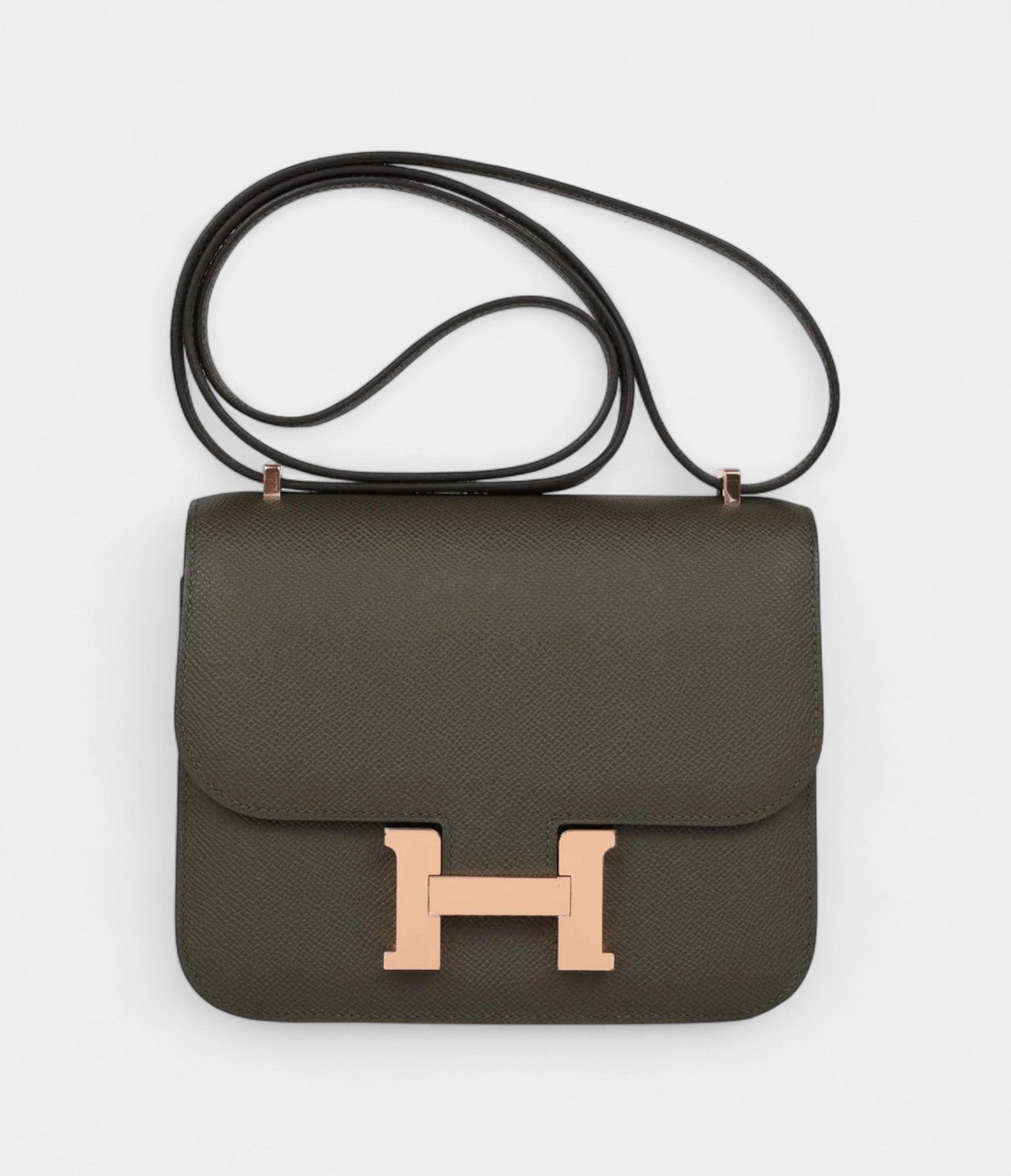 HMConstance 18 Vert de Gris Epsom Rose Gold Hardware