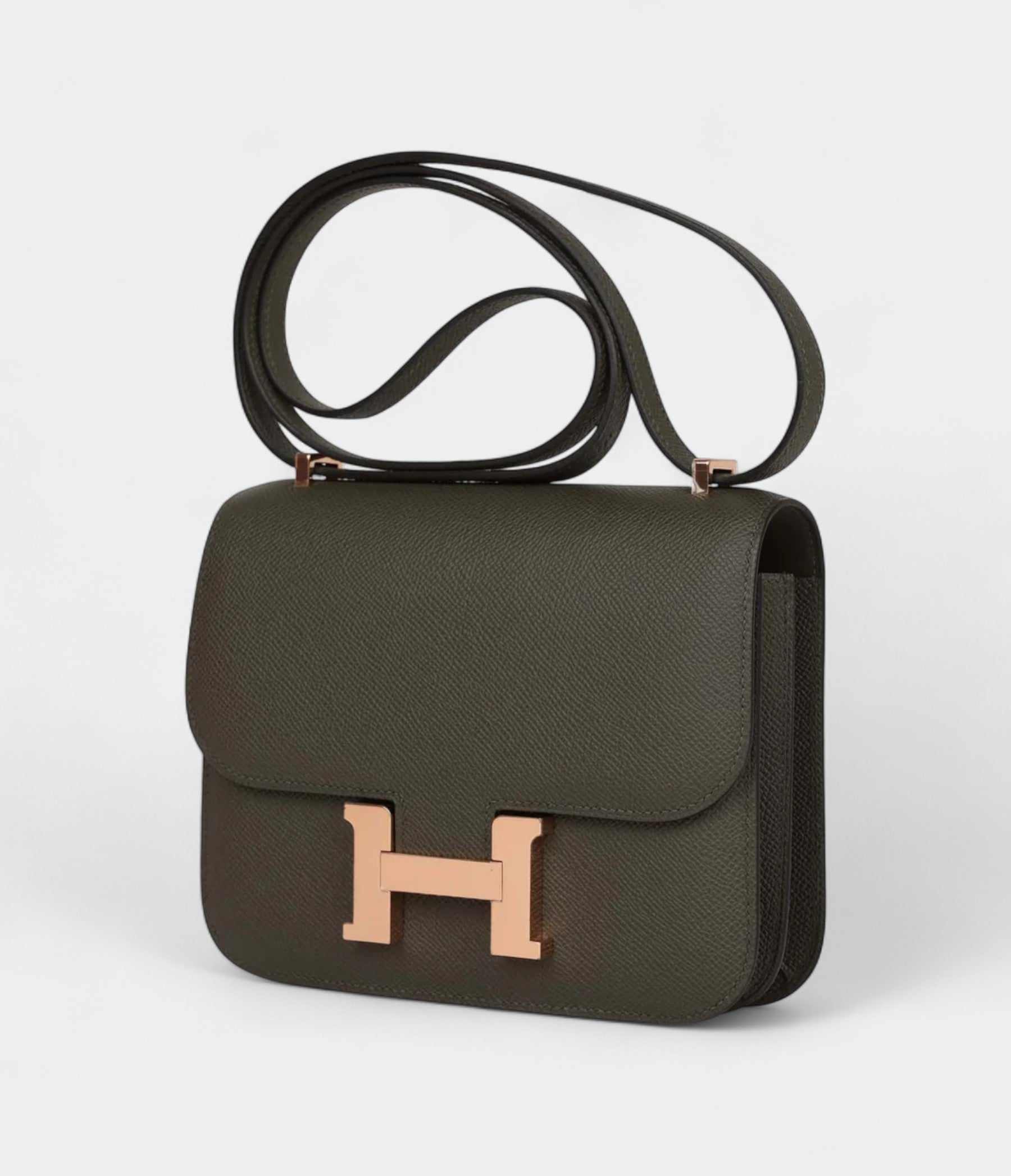 HMConstance 18 Vert de Gris Epsom Rose Gold Hardware