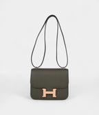 HMConstance 18 Vert de Gris Epsom Rose Gold Hardware