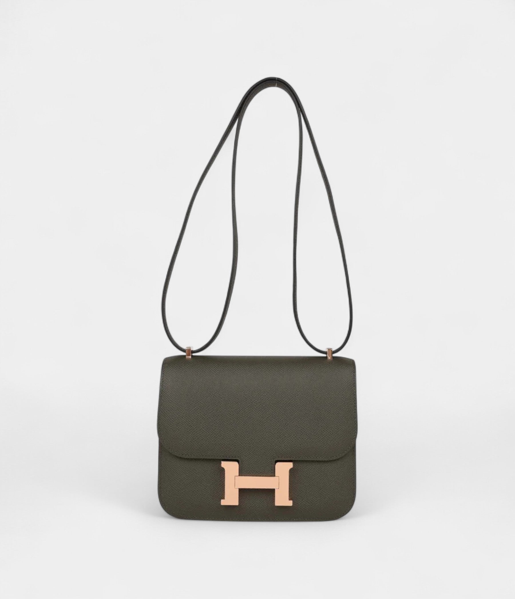 HMConstance 18 Vert de Gris Epsom Rose Gold Hardware