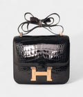 HMConstance 24 Alligator Noir Bag