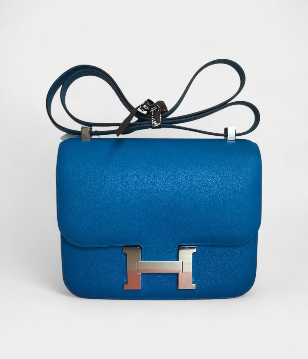 HMConstance 24 Bag Bleu Zanzibar Evercolor PHW