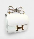 HMConstance 24 Bag Craie Gold Hardware