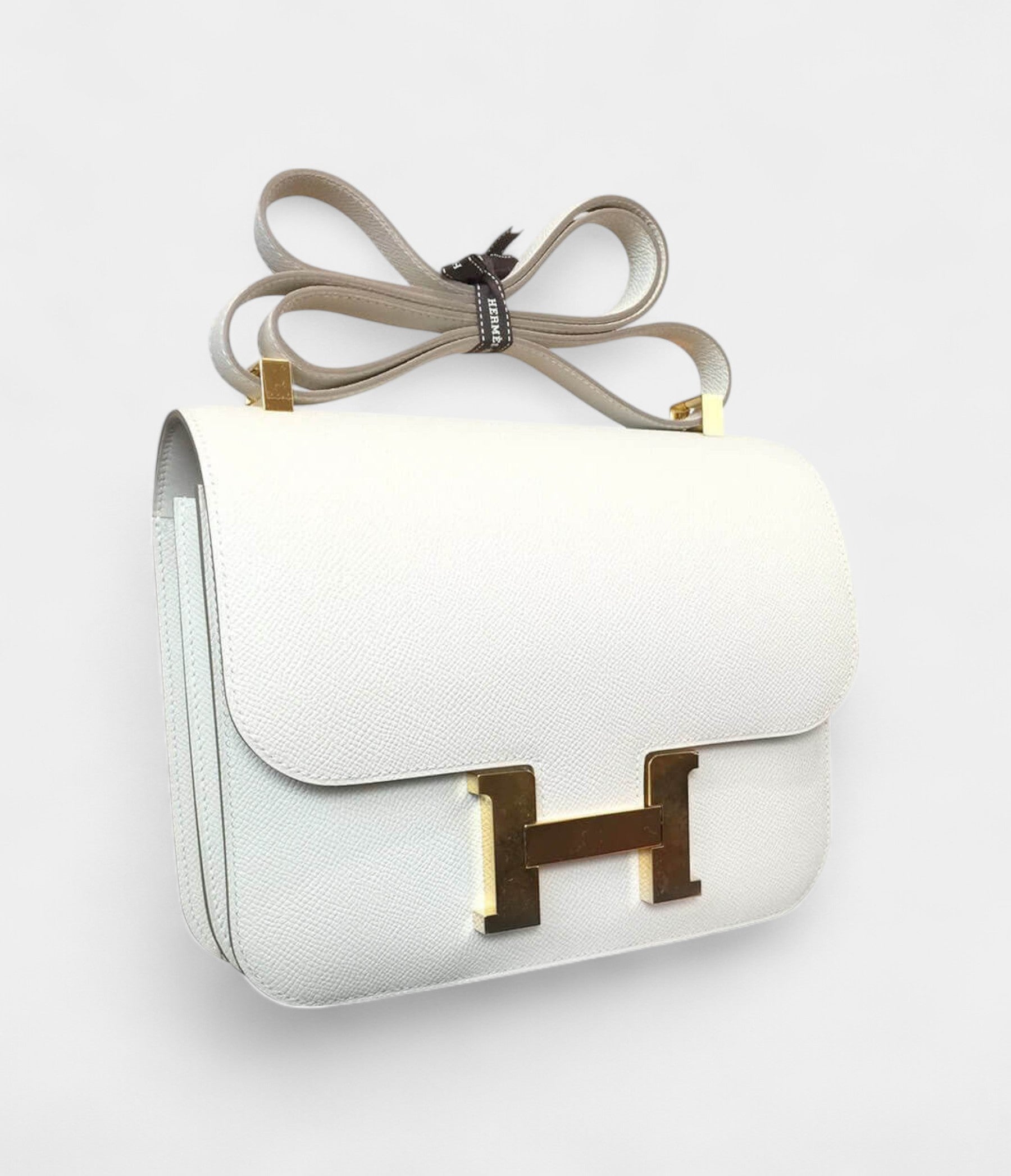 HMConstance 24 Bag Craie Gold Hardware