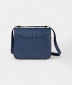 HMConstance 24 Bleu Malte Ostrich Leather Special