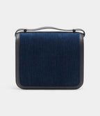 HMConstance 24 Bleu Marine Corduroy Palladium Hardware