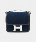 HMConstance 24 Bleu Marine Corduroy Palladium Hardware