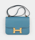 HMConstance 24 Blue Jean Epsom Gold Hardware