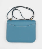 HMConstance 24 Blue Jean Epsom Gold Hardware