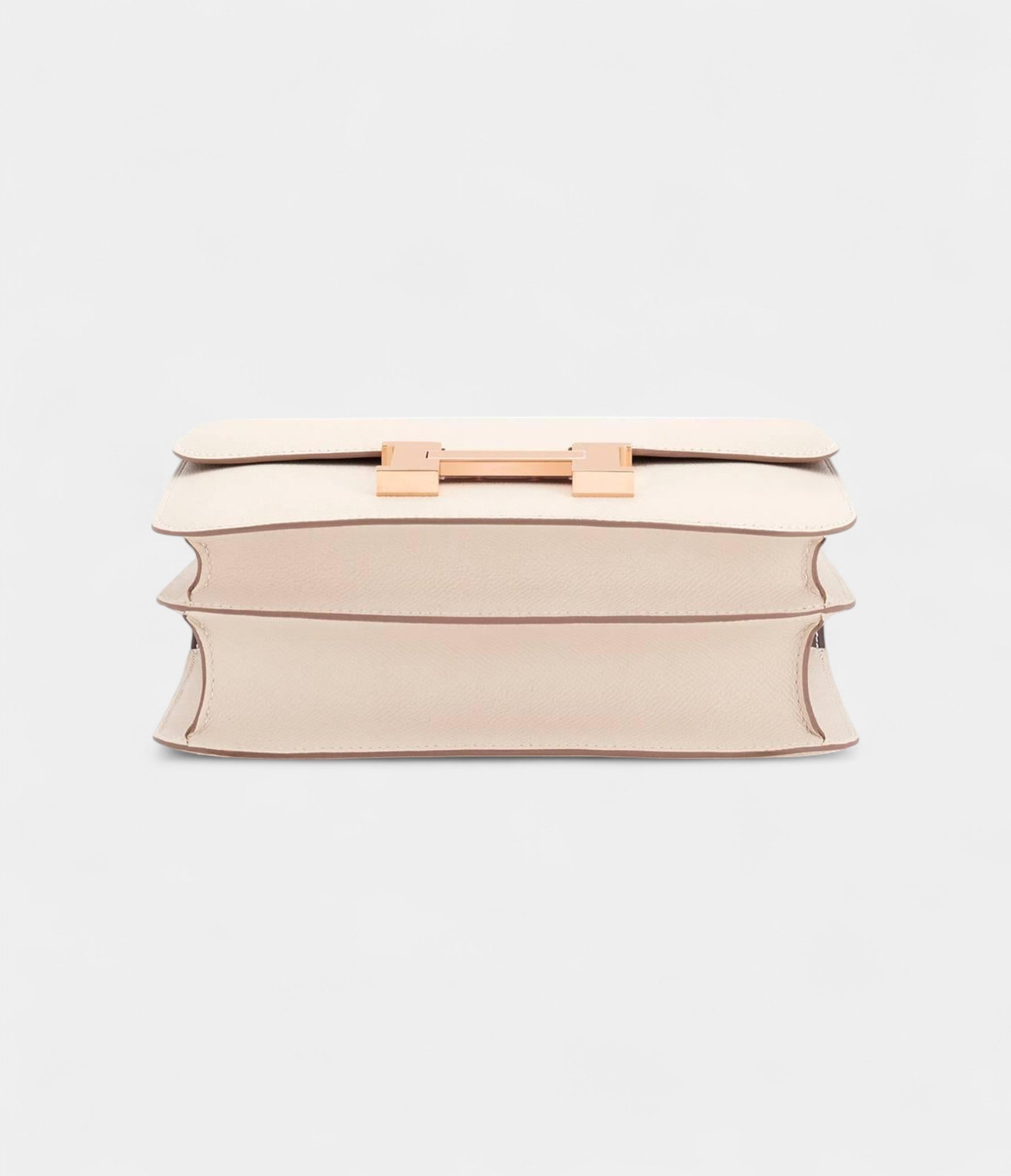 Hermes Constance 24 Craie Etain HSS Horseshoe Rose Gold Shoulder Bag