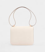 Hermes Constance 24 Craie Etain HSS Horseshoe Rose Gold Shoulder Bag