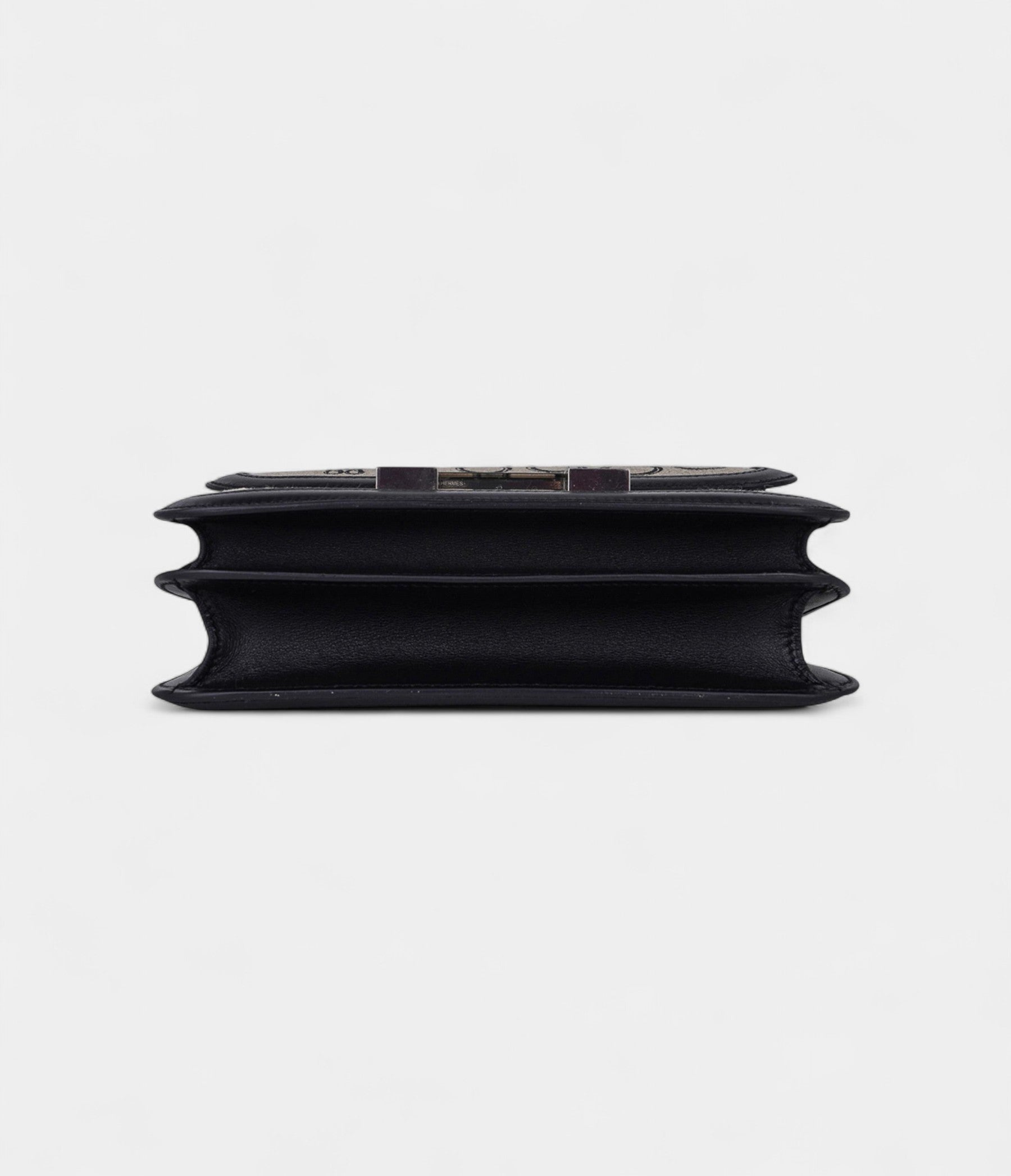 Hermes Constance 24 De Camp Dechainee Toile Limited Edition Black Swift Bag