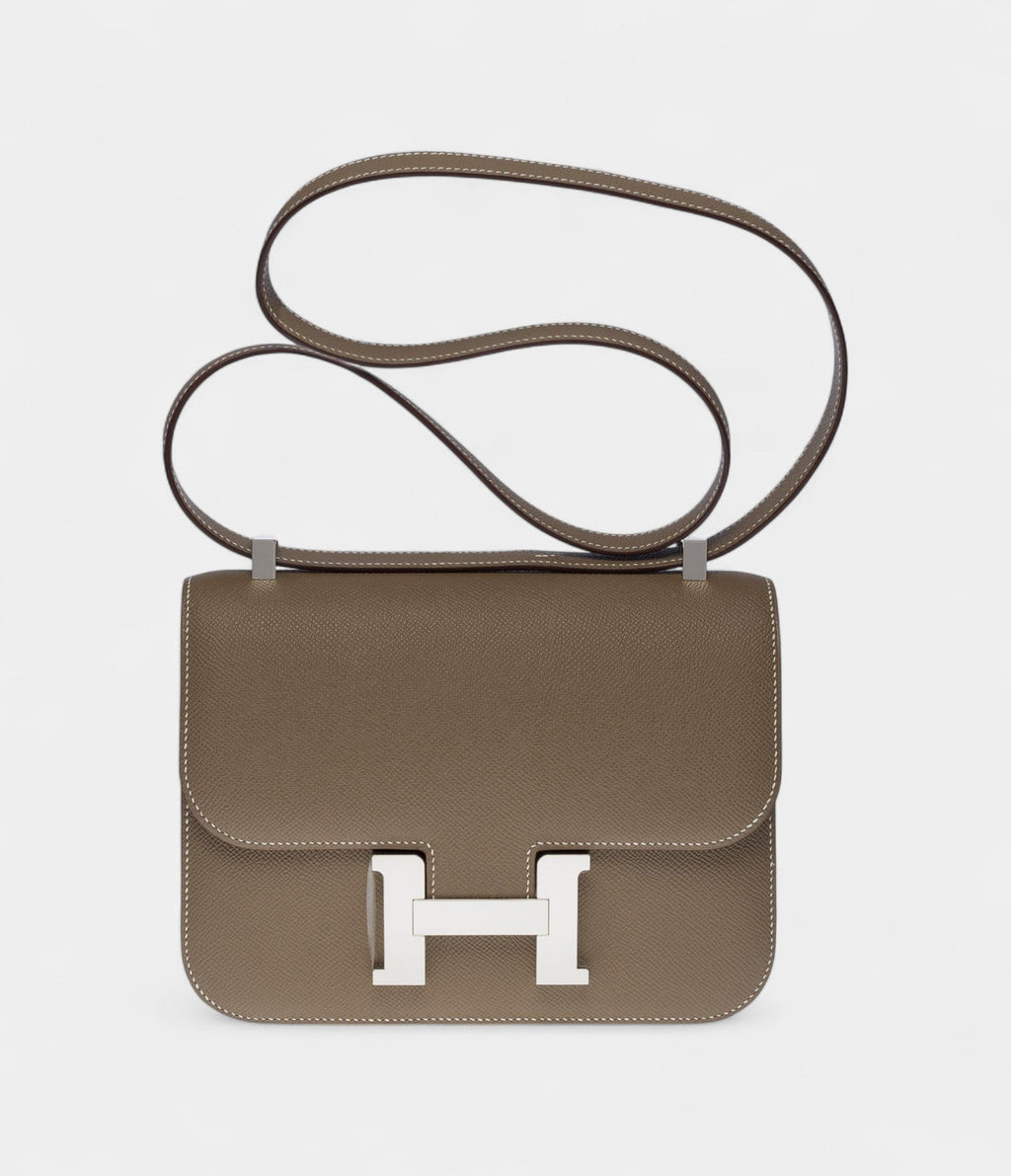 HMConstance 24 Etoupe Epsom Leather shoulder bag