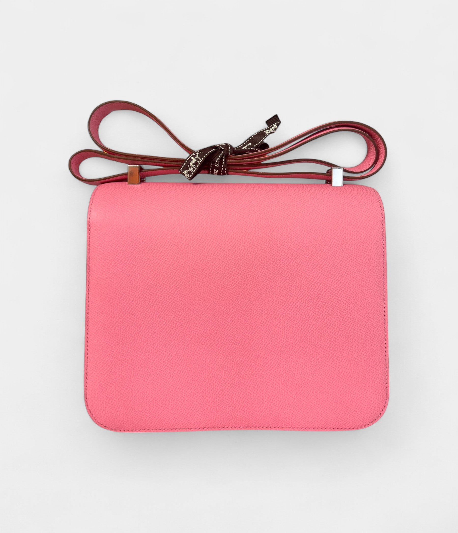Hermes Constance 24 Rose Confetti Pink Epsom Palladium Hardware New