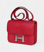 HMConstance 24 Rose Extreme Matte Alligator Palladium Hardware